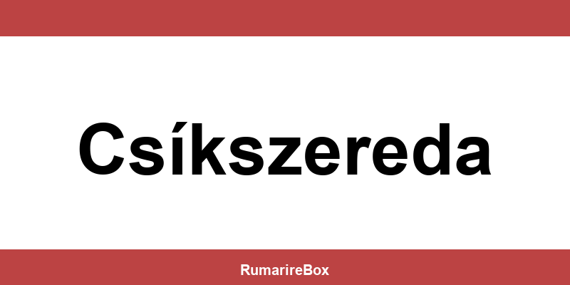 Contact depozit Sameday Csíkszereda